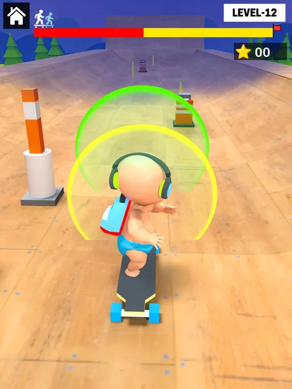 Captures d'écran de Skate Baby Run: Find Daddy iPad 
