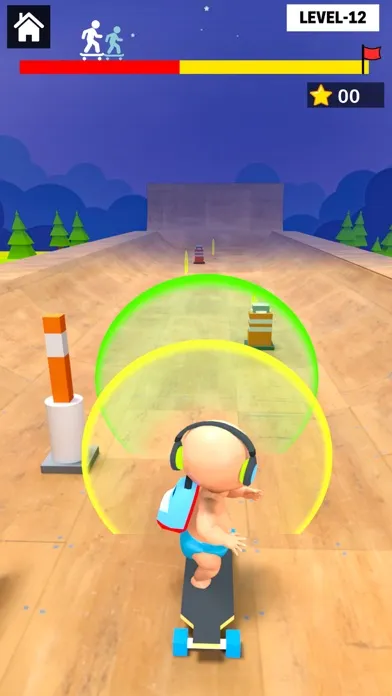 Captures d'écran de Skate Baby Run: Find Daddy