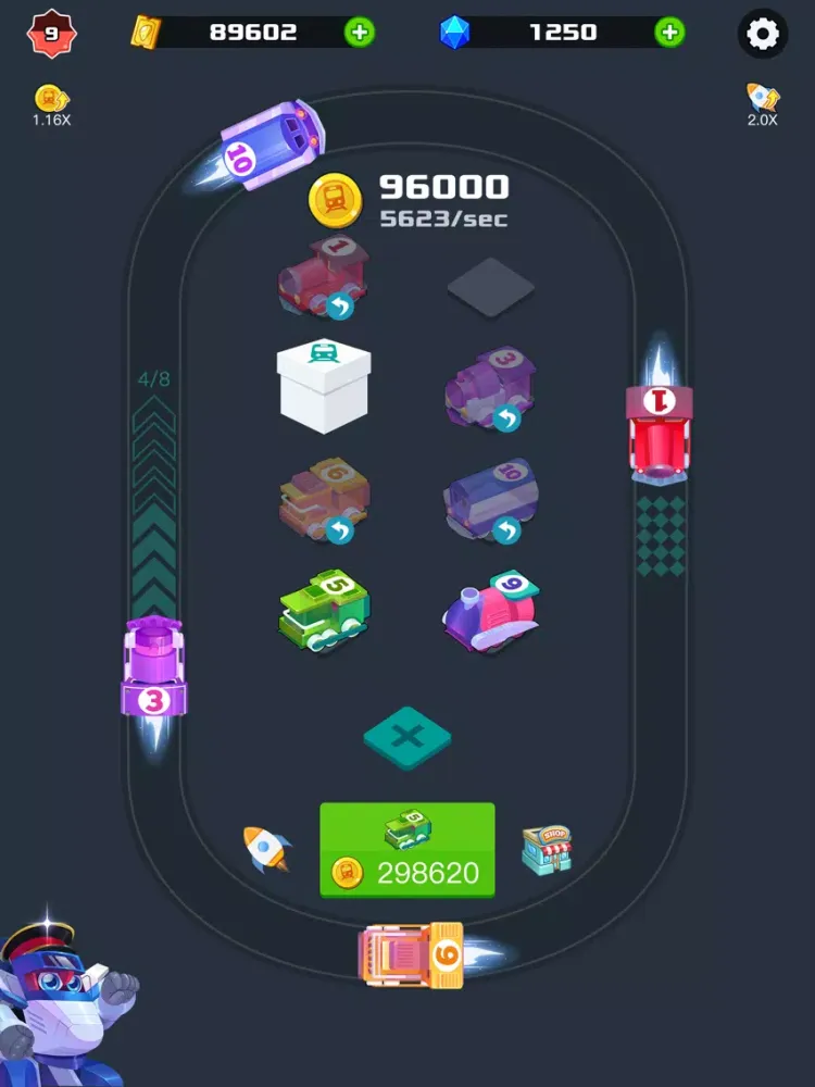 Zrzuty ekranu Train Tycoon: idle games iPad 