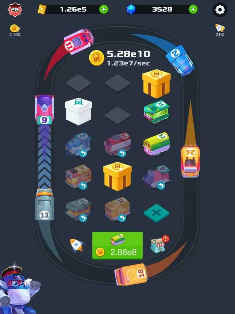 Zrzuty ekranu Train Tycoon: idle games iPad 