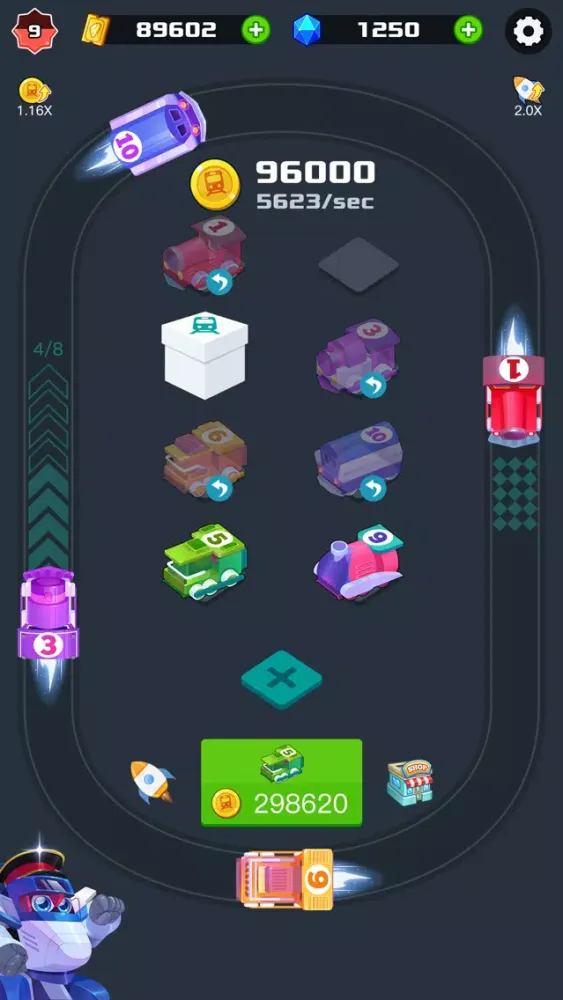 Zrzuty ekranu Train Tycoon: idle games