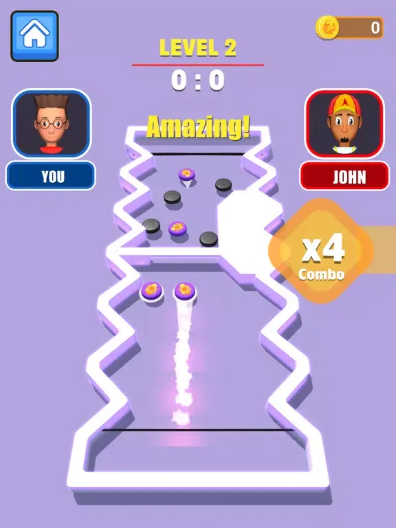 Capturas de tela do Fast Sling Puck 3D iPad 