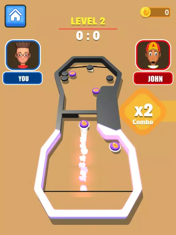 Capturas de tela do Fast Sling Puck 3D iPad 