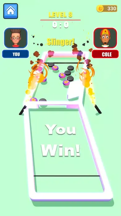Capturas de tela do Fast Sling Puck 3D