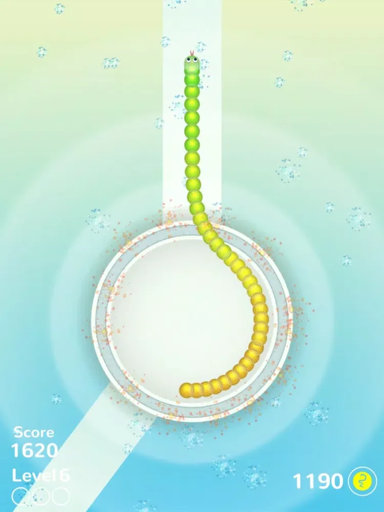 Tangkapan layar Snake Roller iPad 