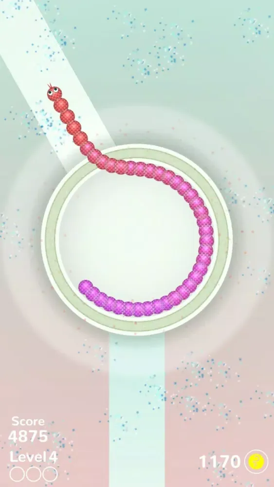 Tangkapan layar Snake Roller