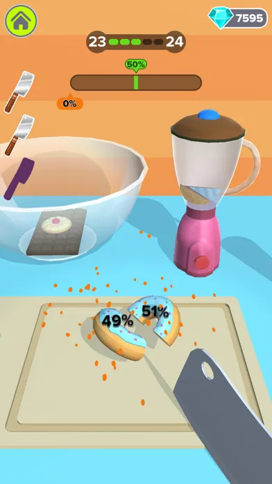 Capturas de tela do What the Slice