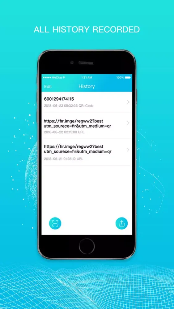 Tangkapan layar QR Code & Barcode Scanner Pro