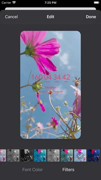 Countdown@ Ekran Görüntüleri