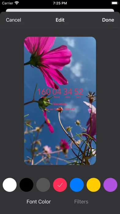 Countdown@ Ekran Görüntüleri