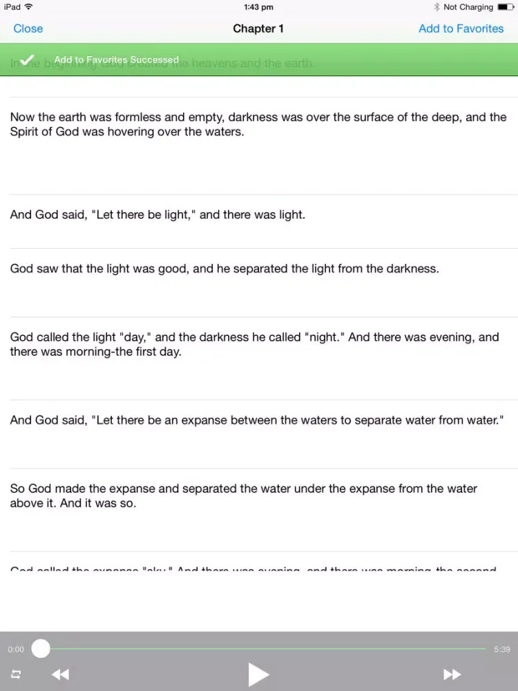 Captures d'écran de Holy Bible For You iPad 