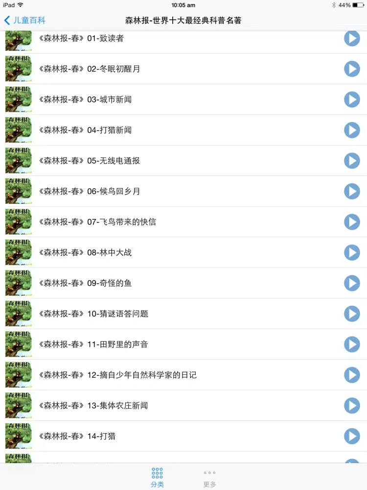 Zrzuty ekranu 儿童百科有声故事听读免费版 影响孩子一生的睡前故事 iPad 