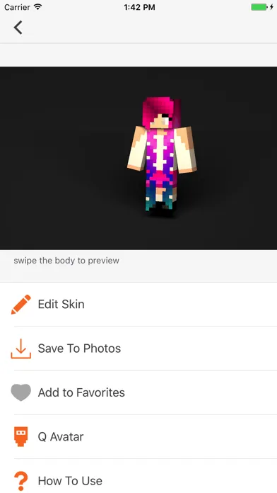 Capturas de pantalla de MC Skins for Minecraft skins