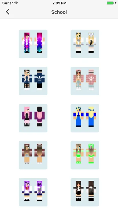 Capturas de pantalla de MC Skins for Minecraft skins