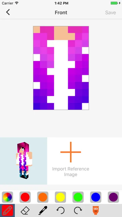 Capturas de pantalla de MC Skins for Minecraft skins