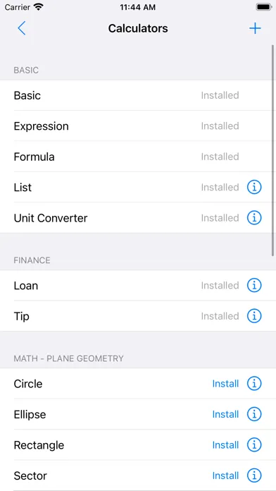 BCalc - a daily calculator Screenshots