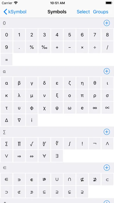 kSymbol - Symbol Keyboard應用截圖