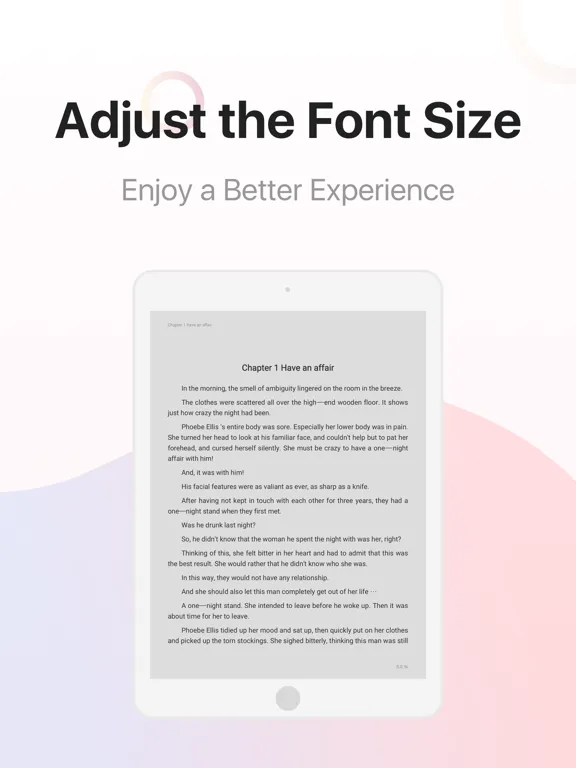 Скриншоты Novelful iPad 