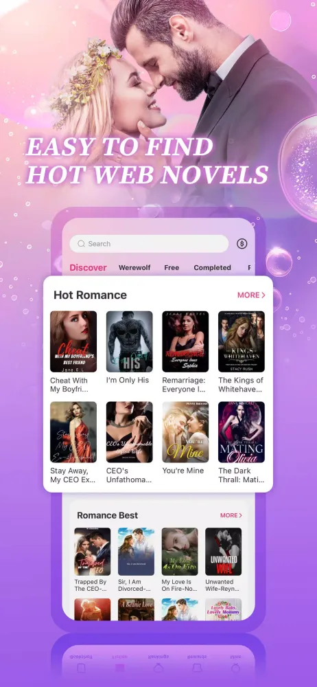 Tangkapan layar NovelZoom
