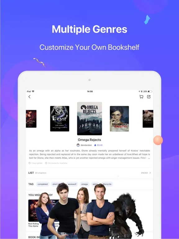 Storysome - Completed Story iPad  Screenshots