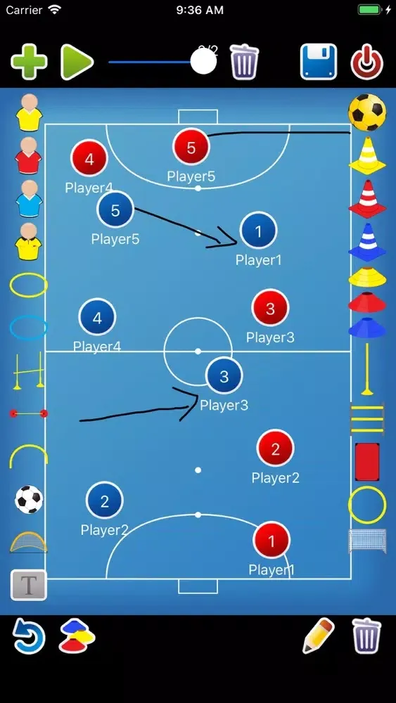 Coach tactic board Futsal足球教学 Screenshots