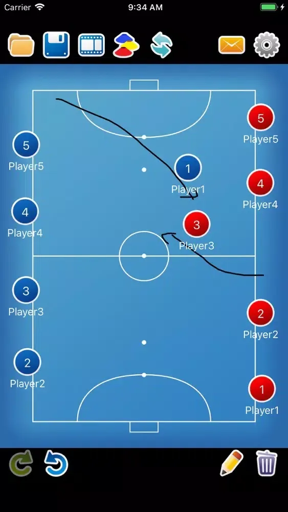 Coach tactic board Futsal足球教学 Screenshots