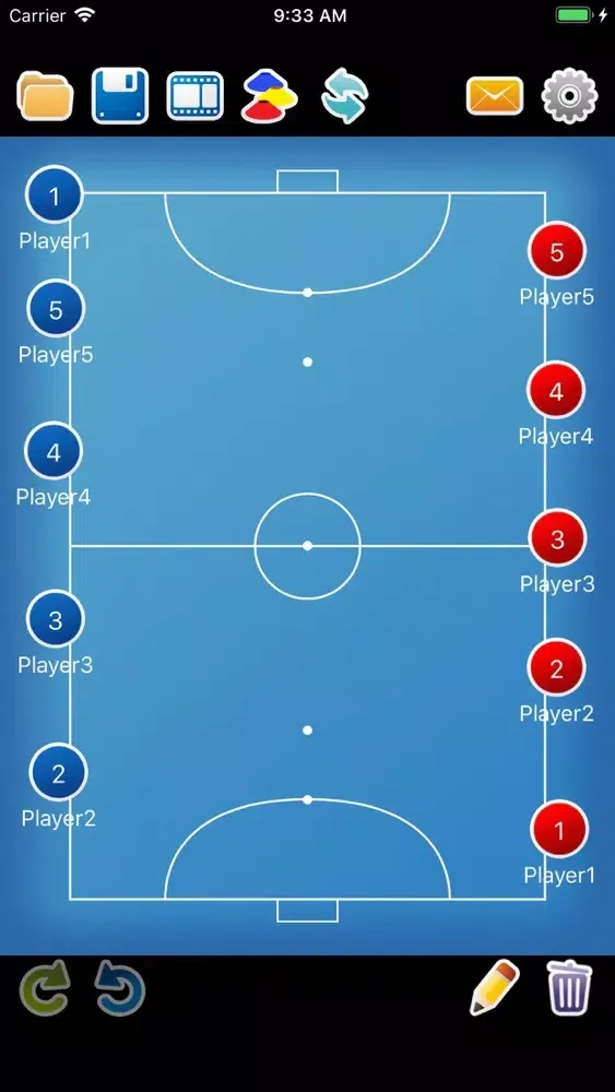 Coach tactic board Futsal足球教学 Screenshots