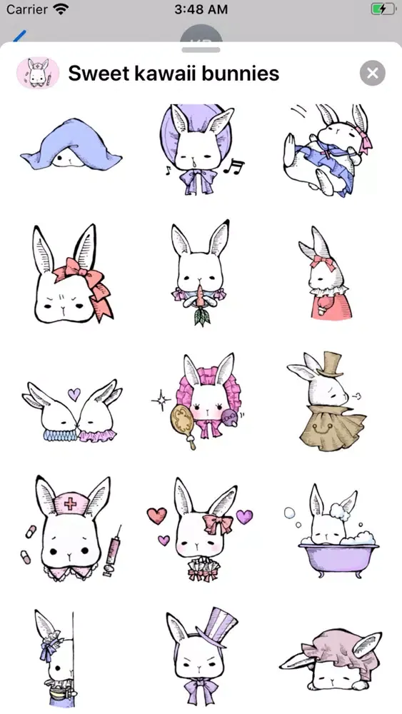 Capturas de pantalla de Sweet kawaii bunnies