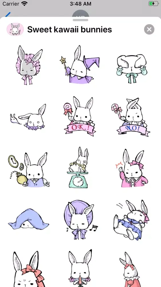 Capturas de pantalla de Sweet kawaii bunnies