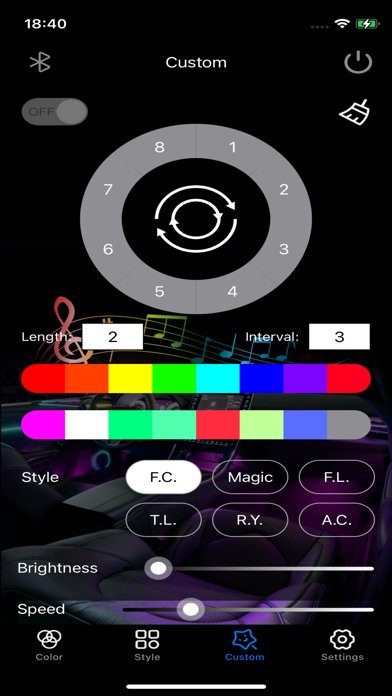 car ambient light應用截圖