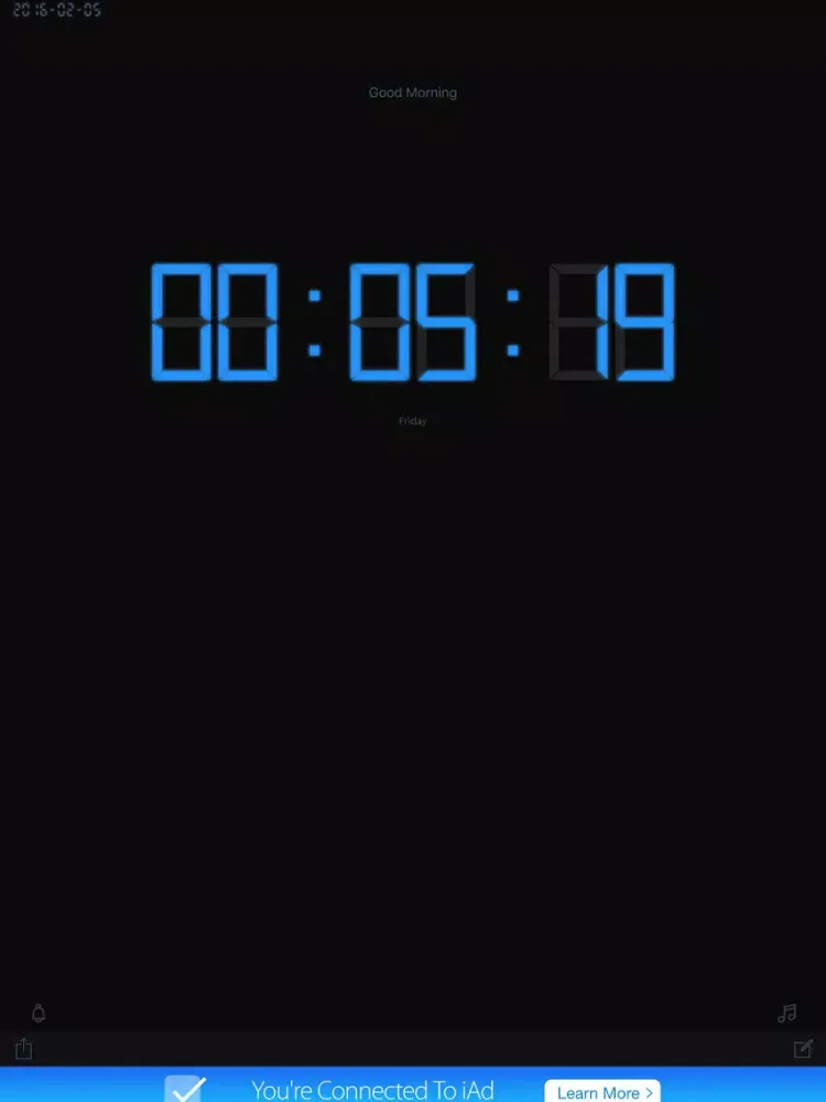 Captures d'écran de Hello Alarm Time Clock Sleep Music Free iPad 