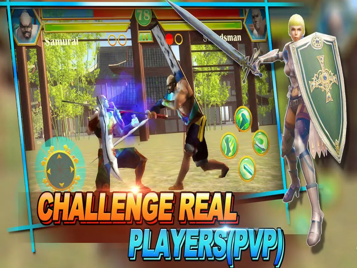 تصاویر Ultimate Blade fighting:Free multiplayer PVP combat games iPad 