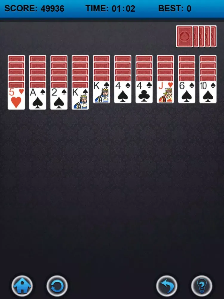 `Spider Solitaire: Basic iPad  স্ক্রিনশট