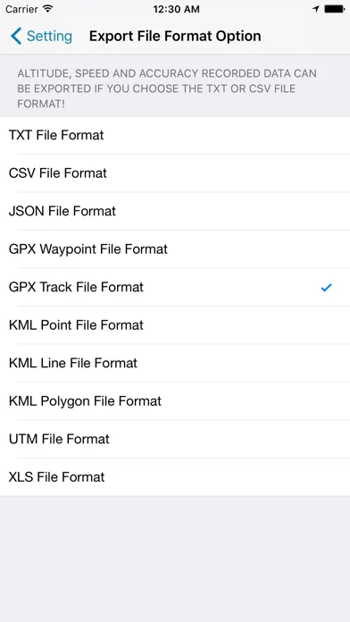 GPS Coordinate Recorder Screenshots
