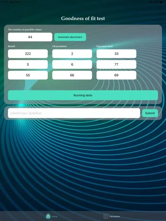 ภาพหน้าจอของ Honor:Calculation iPad 