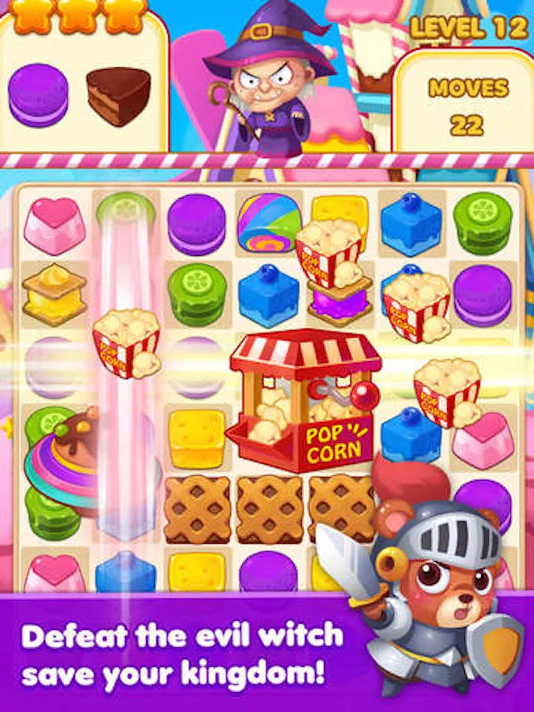Ảnh chụp màn hình của Cookie Crush Mania - 3 match puzzle splash game iPad 