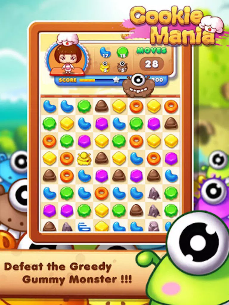 Ảnh chụp màn hình của Cookie Crush Mania - 3 match puzzle splash game iPad 