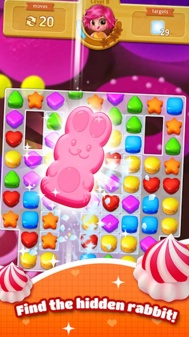 Ảnh chụp màn hình của Cookie Crush Mania - 3 match puzzle splash game