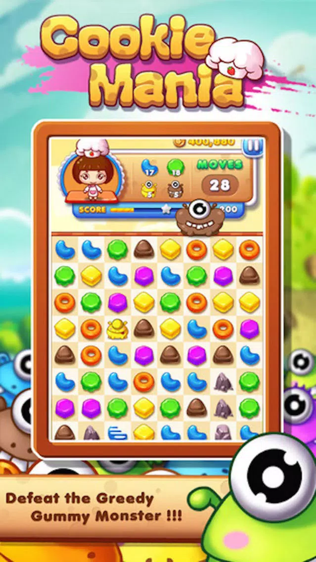 Ảnh chụp màn hình của Cookie Crush Mania - 3 match puzzle splash game
