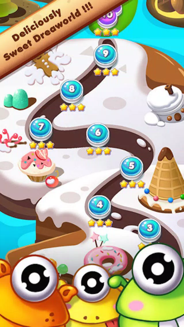 Ảnh chụp màn hình của Cookie Crush Mania - 3 match puzzle splash game