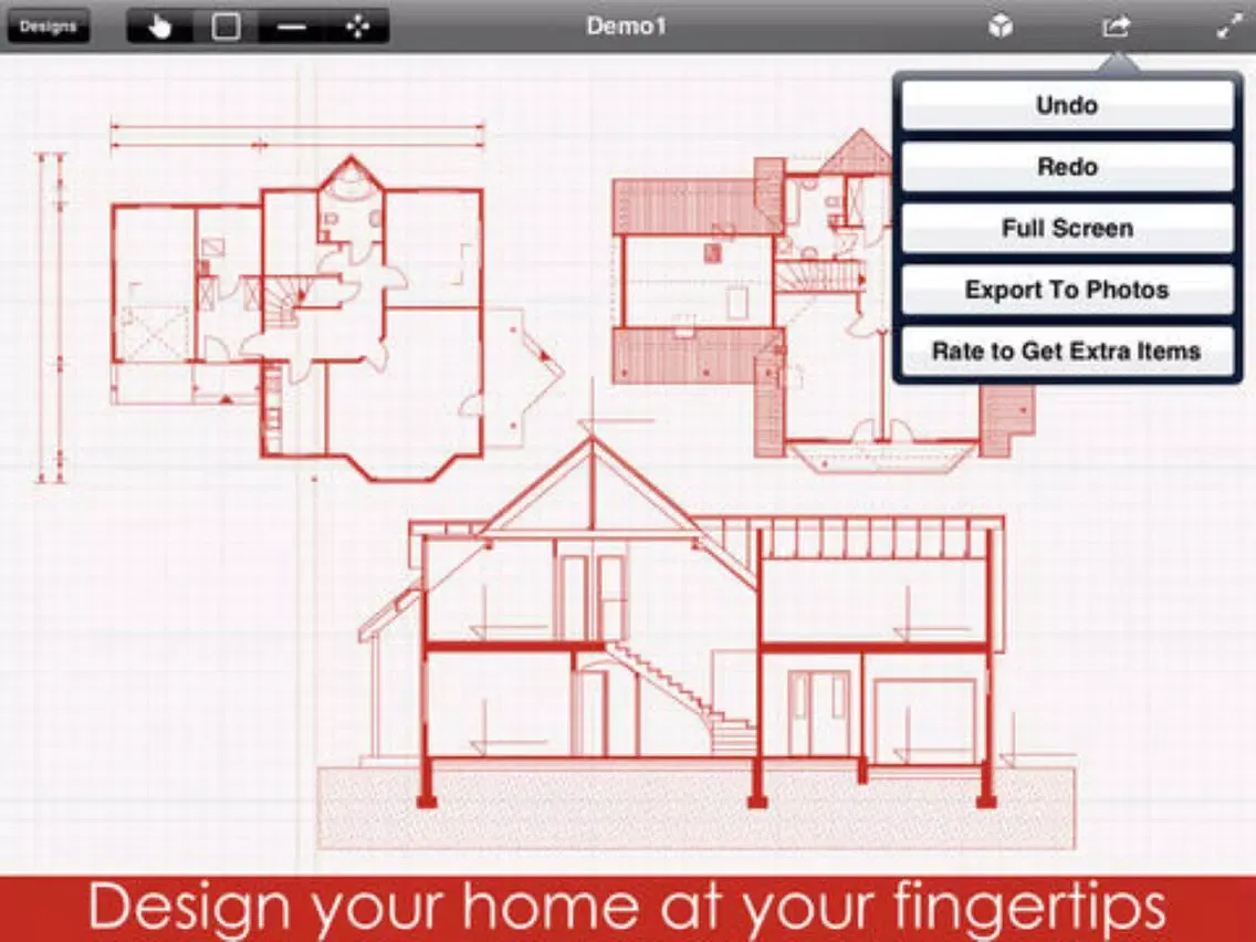 Interior Design - floor plans & decorating ideas iPad  Ekran Görüntüleri