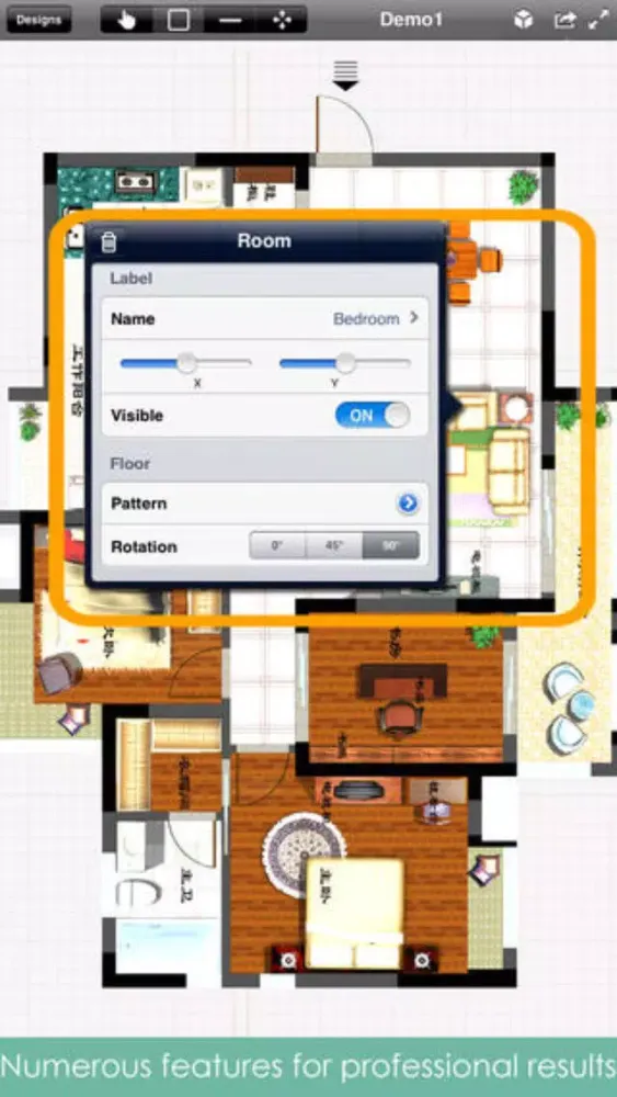 Interior Design - floor plans & decorating ideas Ekran Görüntüleri