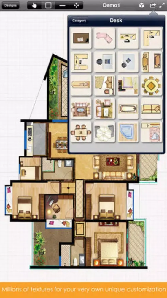Interior Design - floor plans & decorating ideas Ekran Görüntüleri