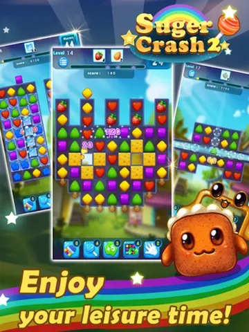 Sugar Blast Mania - 3 match puzzle yummy game iPad 應用截圖