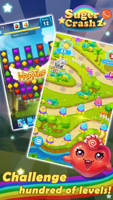 Sugar Blast Mania - 3 match puzzle yummy game應用截圖
