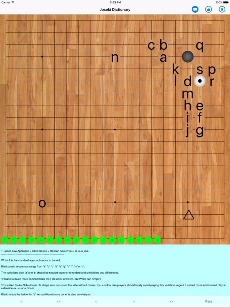 Screenshot di Joseki Dictionary iPad 