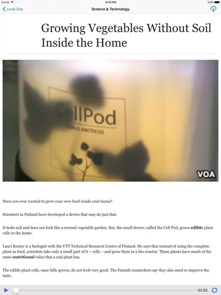 تصاویر VOA Learning English (Special English) iPad 