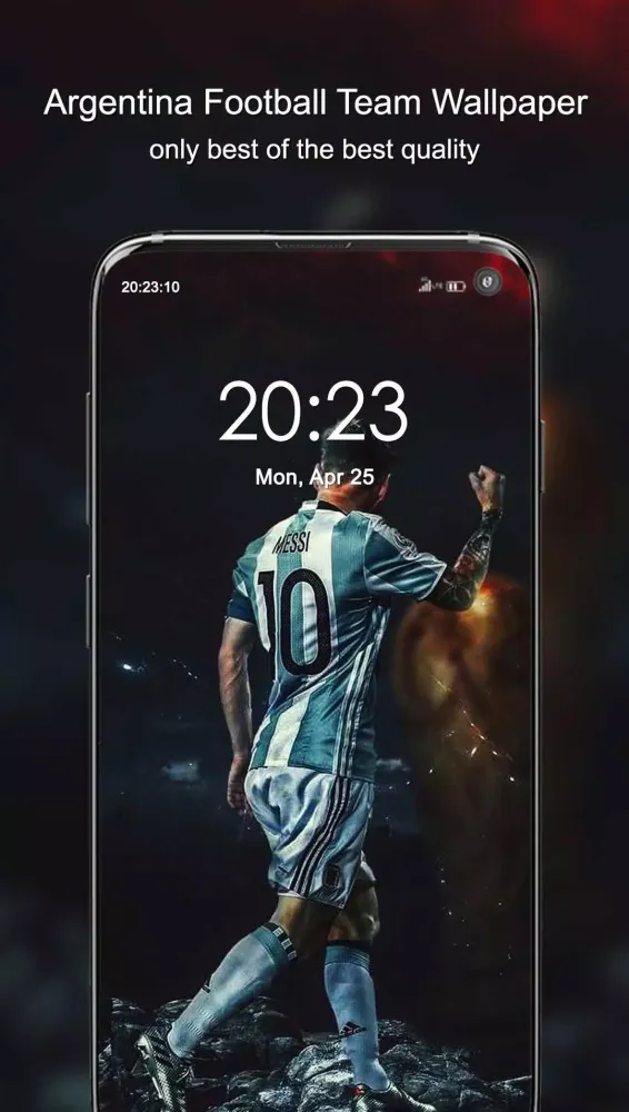 Capturas de tela do Argentina Football Team 4K
