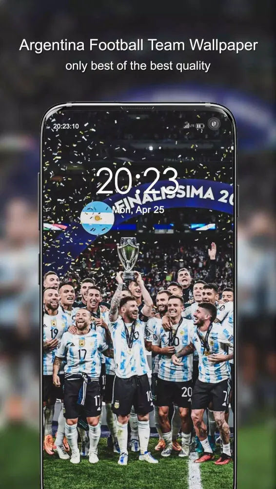 Capturas de tela do Argentina Football Team 4K