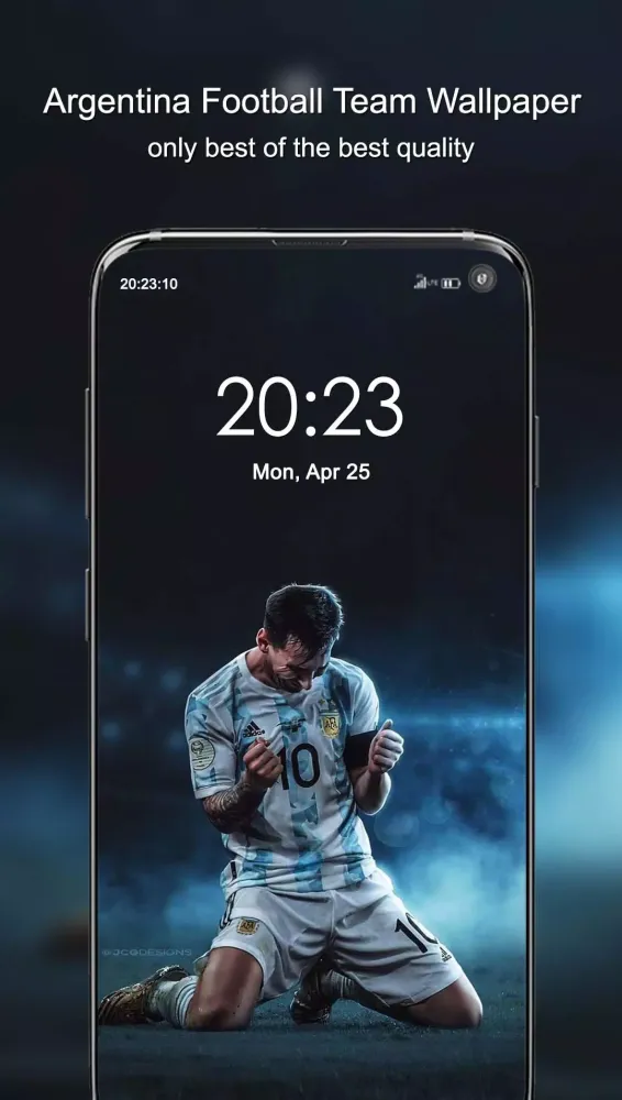 Capturas de tela do Argentina Football Team 4K